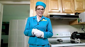 I Can't Believe Cory Chase Cheats Like This, Man... She's Such a Hot Milf Giving Jerk Off Tips Solo!