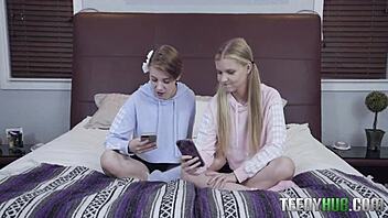 Two stepsisters with entrepreneurial spirits indulge in hardcore sexual encounter
