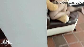 stepbrother catches me, fucks for silence