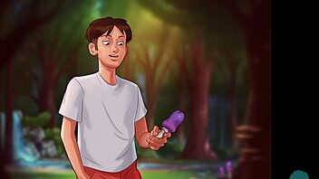 summertime saga busty blonde roxxy in shower