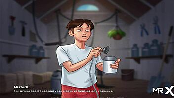 feel the excitement in summertime saga finding young cum in episode 89