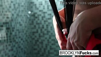 Hot big boobed brooklyn teases with her perfect body, what a sight!