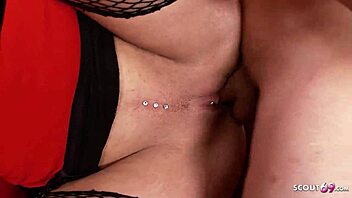 nymphomaniac wife emma butt cheats with stranger while husband is home