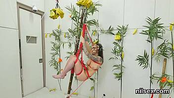 Nasty teen gets her asshole licked and deepthroated in bdsm