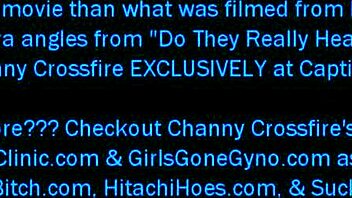 Channy Crossfire's gyno exam turns into steamy encounter with government doctor