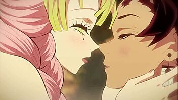 Mitsuri Kanroji Shows Off Her Curves