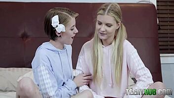 Entrepreneurial stepsisters Harlowe West Dakota Burns.