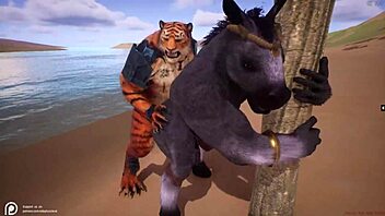 Wildlife: Gay Furries Yiff With Big Asses