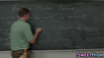 Teen Sucks Cock, Then Gets Fucked?