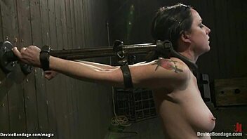 Bound Slave Endures Kinky Bondage And Pain