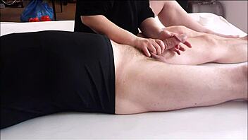 carmen edges huge cumshot with handjob, or will she?