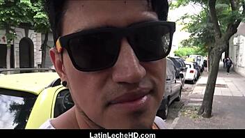 straight latino guy from ecuador paid to fuck gay stranger pov
