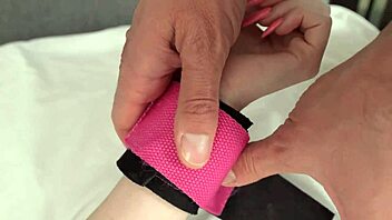 Cute Mazy Is Bound, Teased, And Fucked With Vibrator And Monster Cock