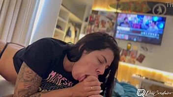 Married Slut Fucks Lover Who Licks Wet Pussy