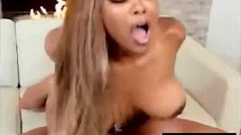 Lesbian Threesome, Who's Getting That Monster Cock Facial?