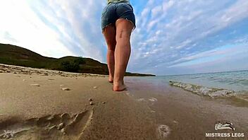 Stroll with me on the beach as I leave my footprints behind