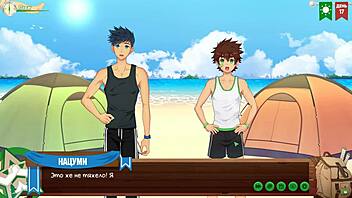 Game friends camp episode 17 features scout badges with russian voice acting in this anime adventure