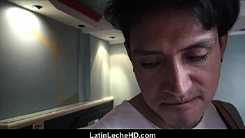 A straight man from Ecuador hires a gay stranger for POV sex with Twinks and Barebacking