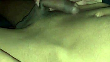 Mexican twink strokes his massive cock solo