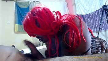 Red Haired Bbw Milf Sucks Cock With Slurping Sounds In Hotel