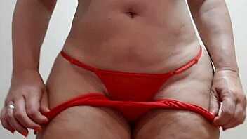 sensual red lingerie dance turns me on