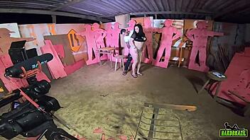 por trás das câmeras de gabriela ramos gravando com bettohfitness na marcenaria - binho ted - sandro lima