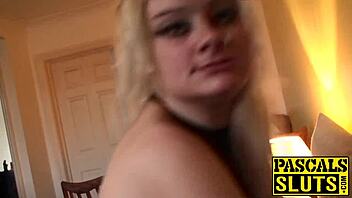 Can this blonde sub handle the monster cock? She loves sucking it deep!