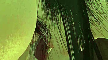 hot blonde lesbian gets pussy eaten while standing in 3d porn scene 😘