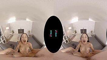 Vrhush Asian realtor Avery Black pleasures her client with a deep throat blowjob