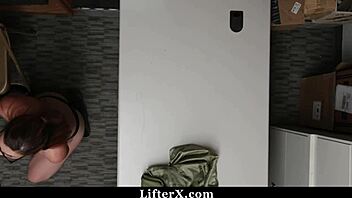 Shoplifter teen caught lying, now bends over for officer's orders