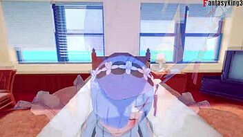 Rem Fucks Big Boobs Maid In Re Zero