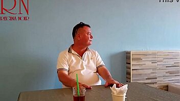 Naked Waitress Serves Guest Eating from Her Navel in Restaurant Teaser Clip