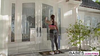 Athletic Babes Jovan Jordan And Abella Danger Dominate At Home