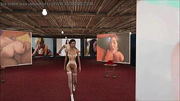 Fallout 4 porn fashion with sexy brunette in 3D anime hentai.