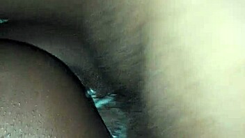 Ebony Chick Receives Thick Cumshot from Sideways Fuck