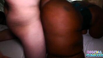 Big ass bbw slut juicy tee receives deep fucking and creampie from bwc