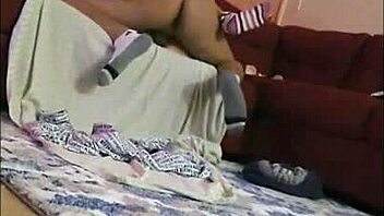 horny latina whore takes double penetration