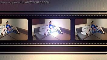 Skyler Squirts in Sexy Retro Flapper Blue Film Adventure