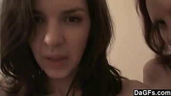 Two Teen Lesbians Play With A Camera In The Bedroom?