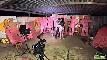 Gabriela Branches' intimate recording session with Betohtfitness in the Marceñary - Binho Ted and Sandro Limo