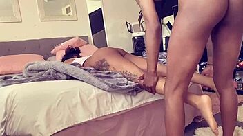 She pleasured him with her mouth and he reciprocated with his penis and she enjoyed it