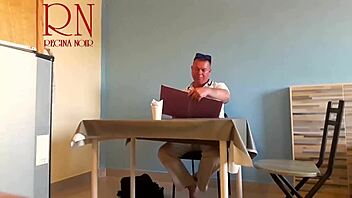 Naked Waitress Serves Guest Eating from Her Navel in Restaurant Teaser Clip