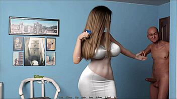 3D cuckold simulation with a busty housewife - explicit sexual content only