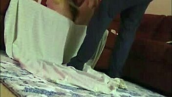 horny latina whore takes double penetration