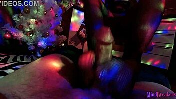 goth neighbor warms dick with legs