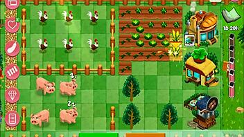 nutaku booty farm hentai game flashing big tits