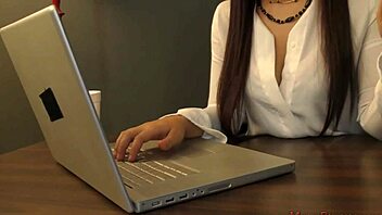 boss mistress gabriella dominates at work