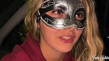 Jade Canhao gets caught alone at her mansion entrance