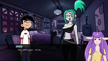 Danny Phantom and Amity Park in a steamy encounter in part 30