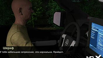 I explore the strange location in Pine Falls game.